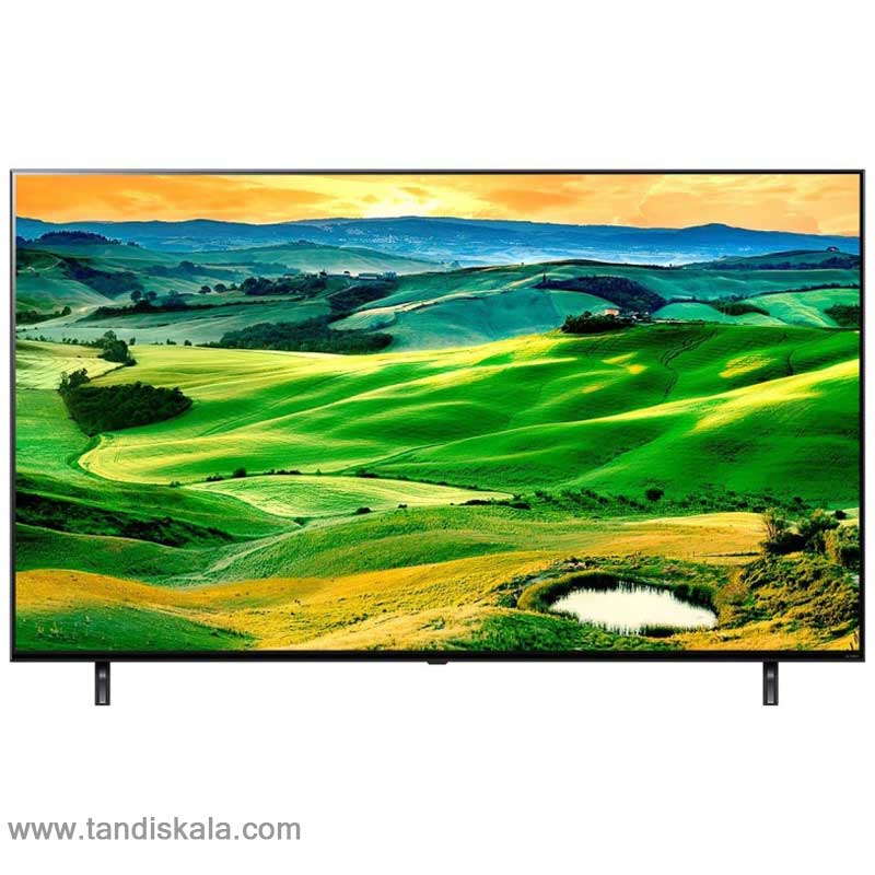تلویزیون ال جی ۶۵ اینچ مدل QNED80 کیفیت تصویر Ultra HD 4K نمای ۲